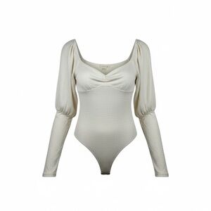 Chic Cream Long Sleeve Bodysuit